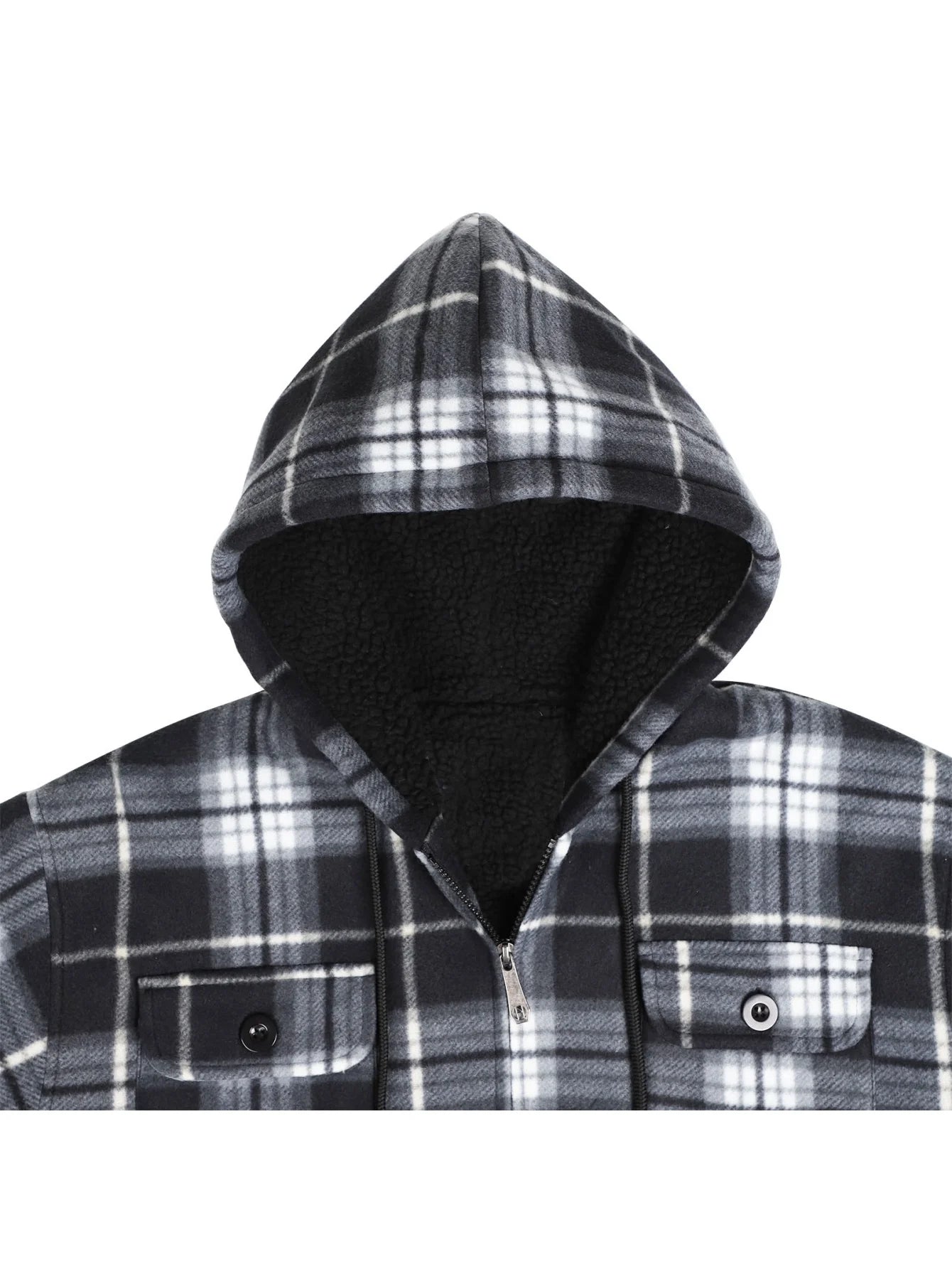 Men's high-end fashionable casual windproof and warm hooded winter jacket