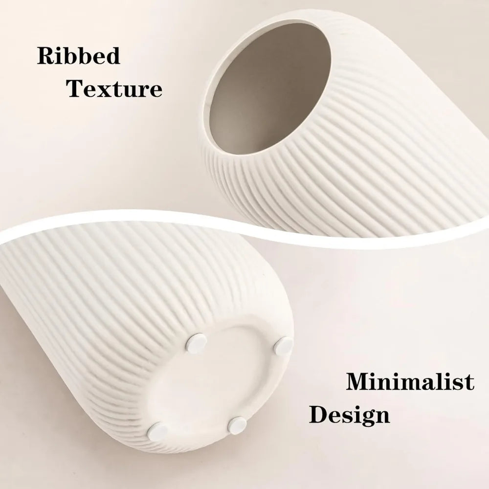 White Ceramic Vase,