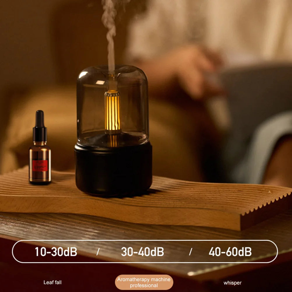 Air Humidifier Essential Oil Diffuser with LED & Auto-Off
