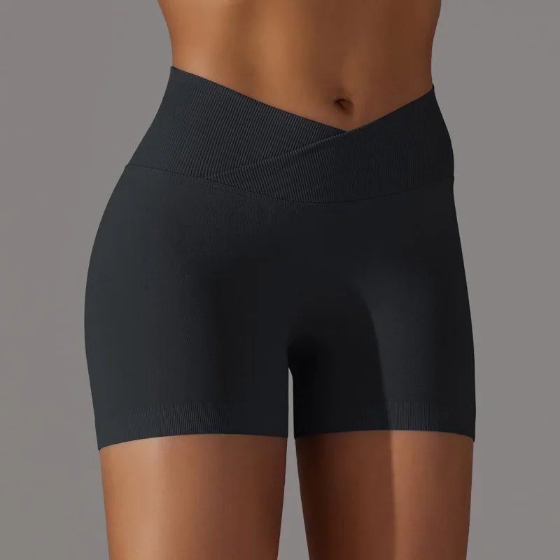 3 Pieces Women Hip Sports Pants High Elastic Breathable Running Biker High Waist