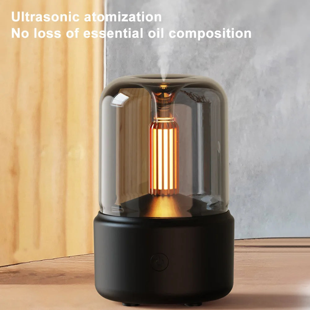 Air Humidifier Essential Oil Diffuser with LED & Auto-Off