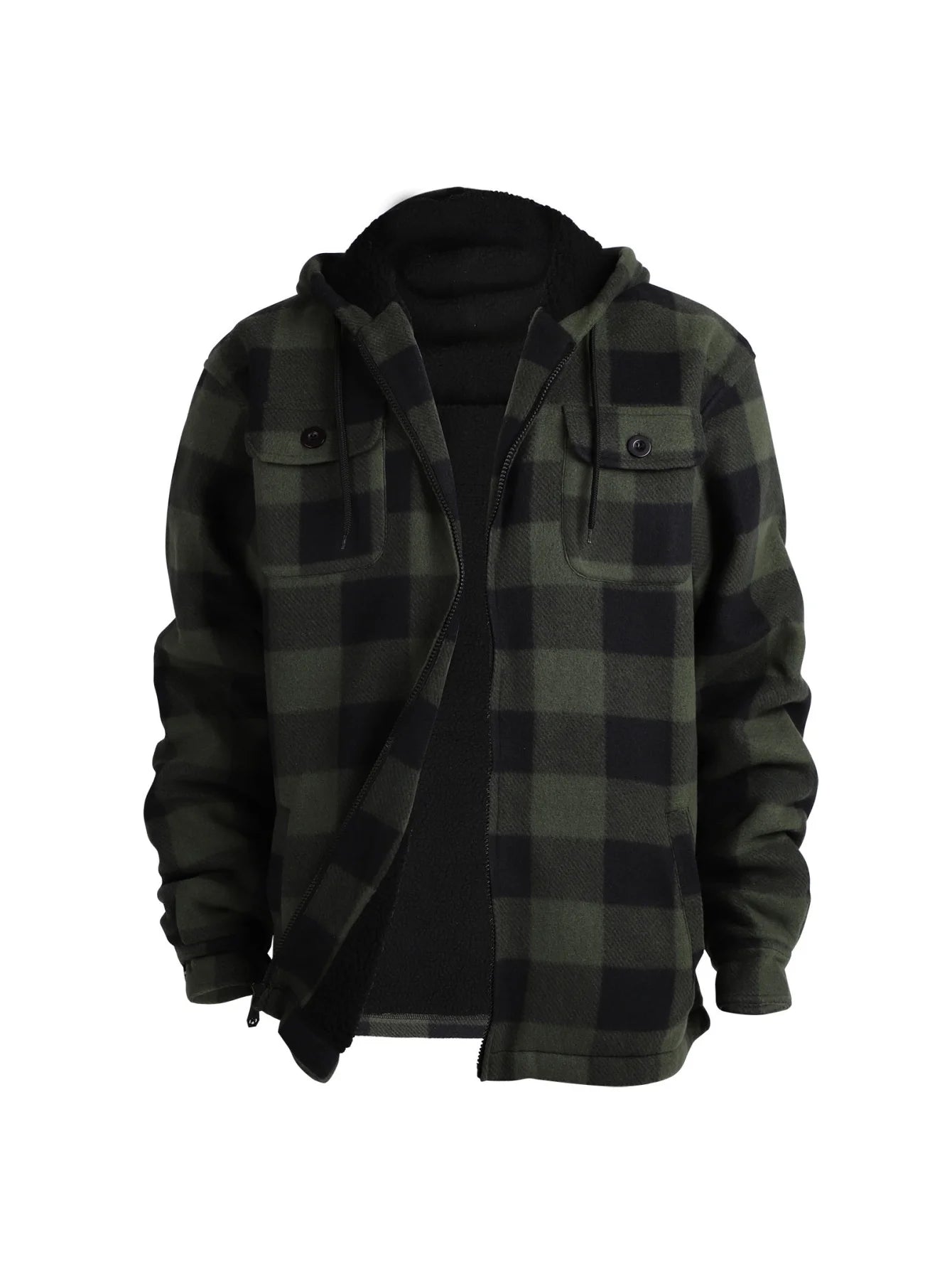 Men's high-end fashionable casual windproof and warm hooded winter jacket