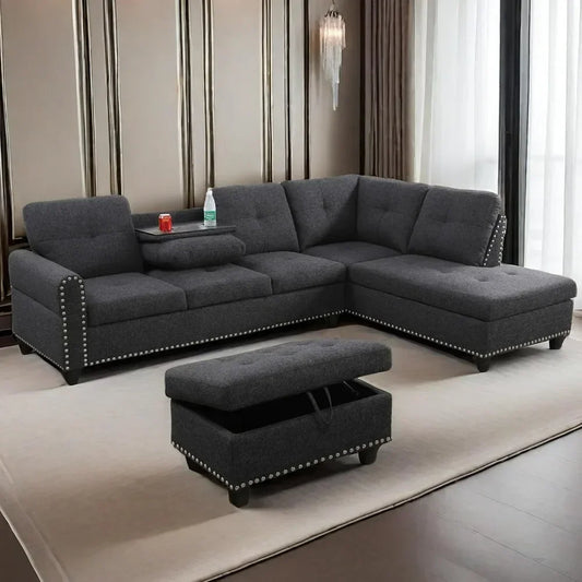 L Shaped Sofa Modern Sectional Couches