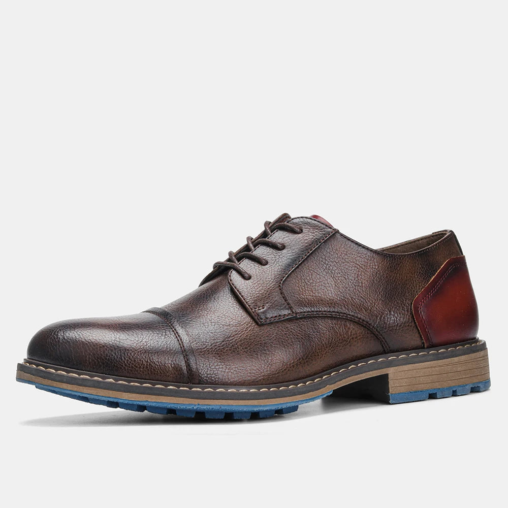 Retro Men Derby Shoes