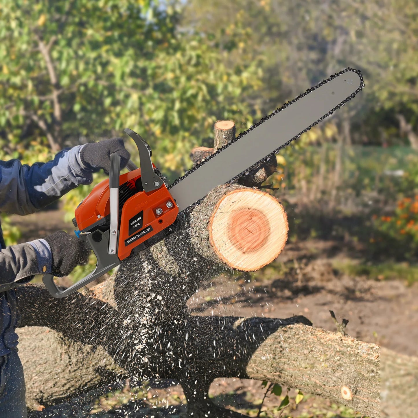 22" 60CC Gas Chainsaw