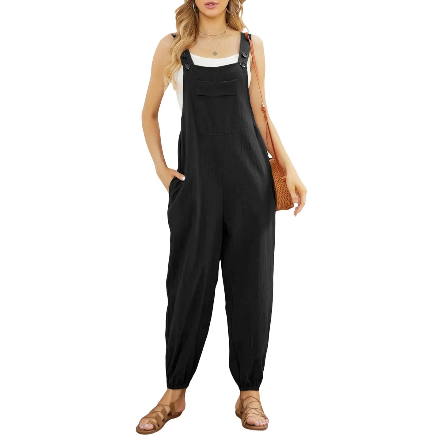 Women Jumpsuit Elegant Sleeveless
