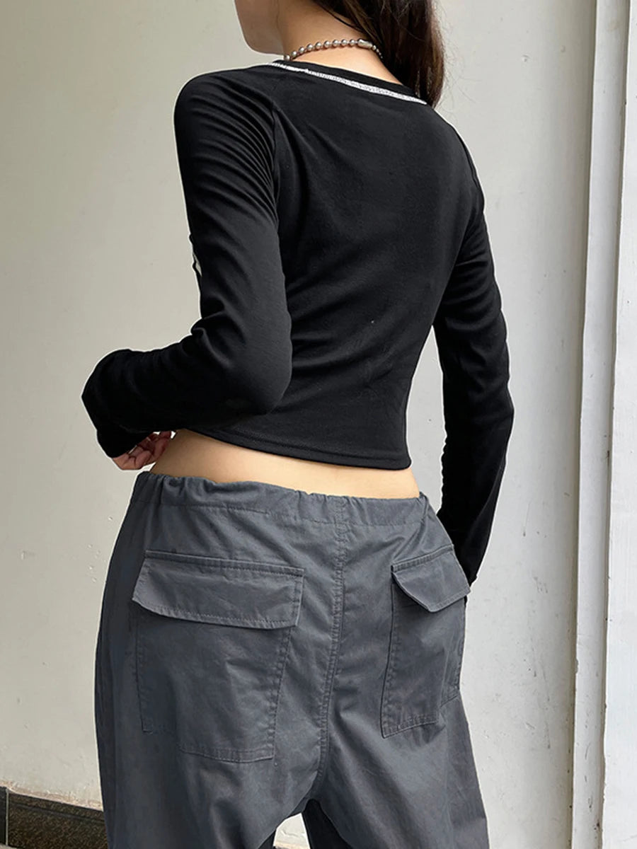 Women s Crew Neck Top Fashion