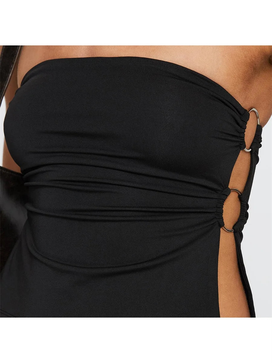 Women s Off Shoulder Ruffle Crop Tops