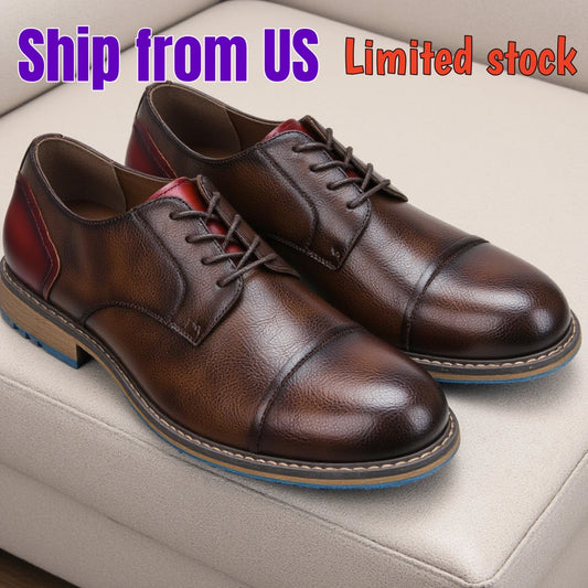 Retro Men Derby Shoes