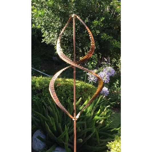 Kinetic Copper Double Helix Spinner