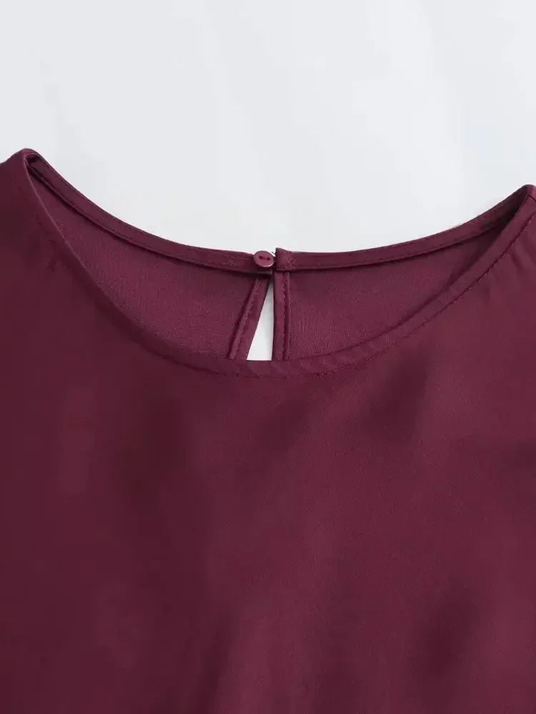 Midi Satin Dress Woman Long Dresses For Women Chic And Elegant Dresses Female Party Dress