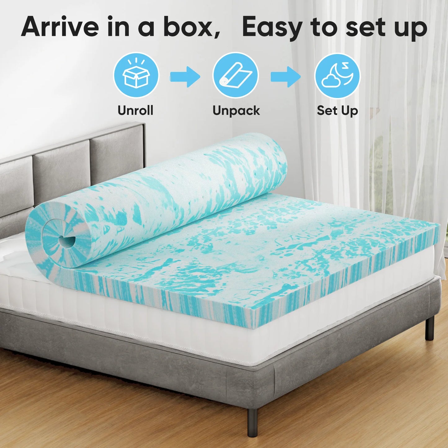 Memory Foam Mattress Topper