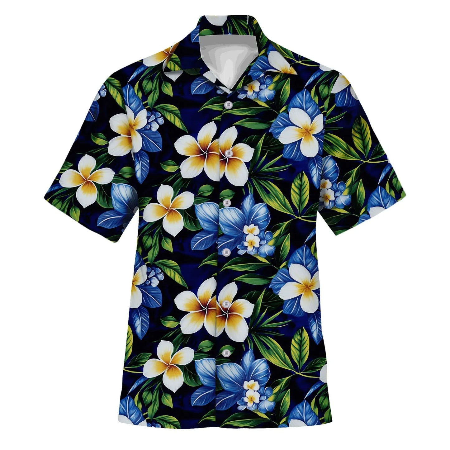 Hawaiian Shirt Men Beach Casual