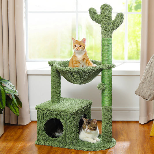 Cactus Cat Tree with Large Condo,