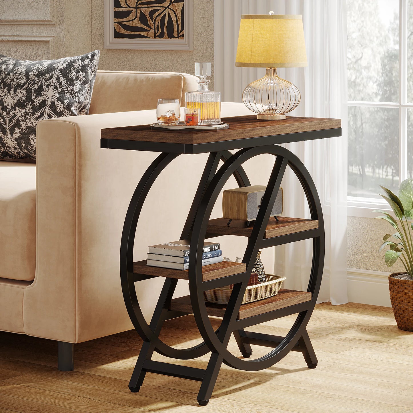 Tribesigns End Table for Living Room,