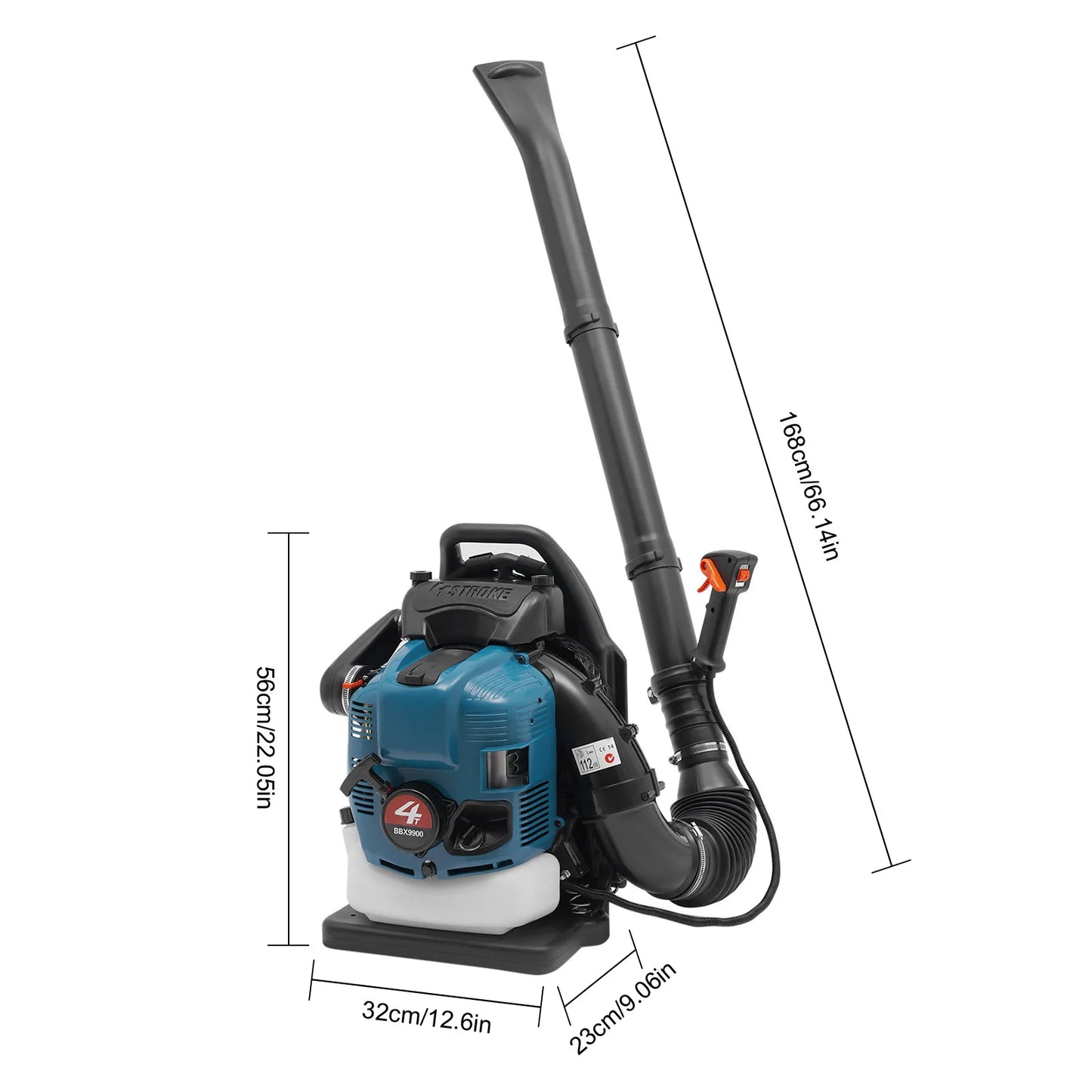 4 Stroke Gasoline Leaf Blower 75.6CC