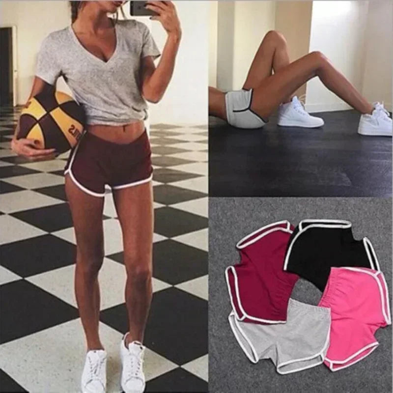 Casual Bottoms Shorts Women Candy Color Breathable Shorts