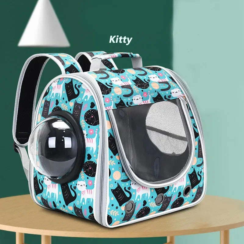 Cat Bag Handrail Shoulder Back