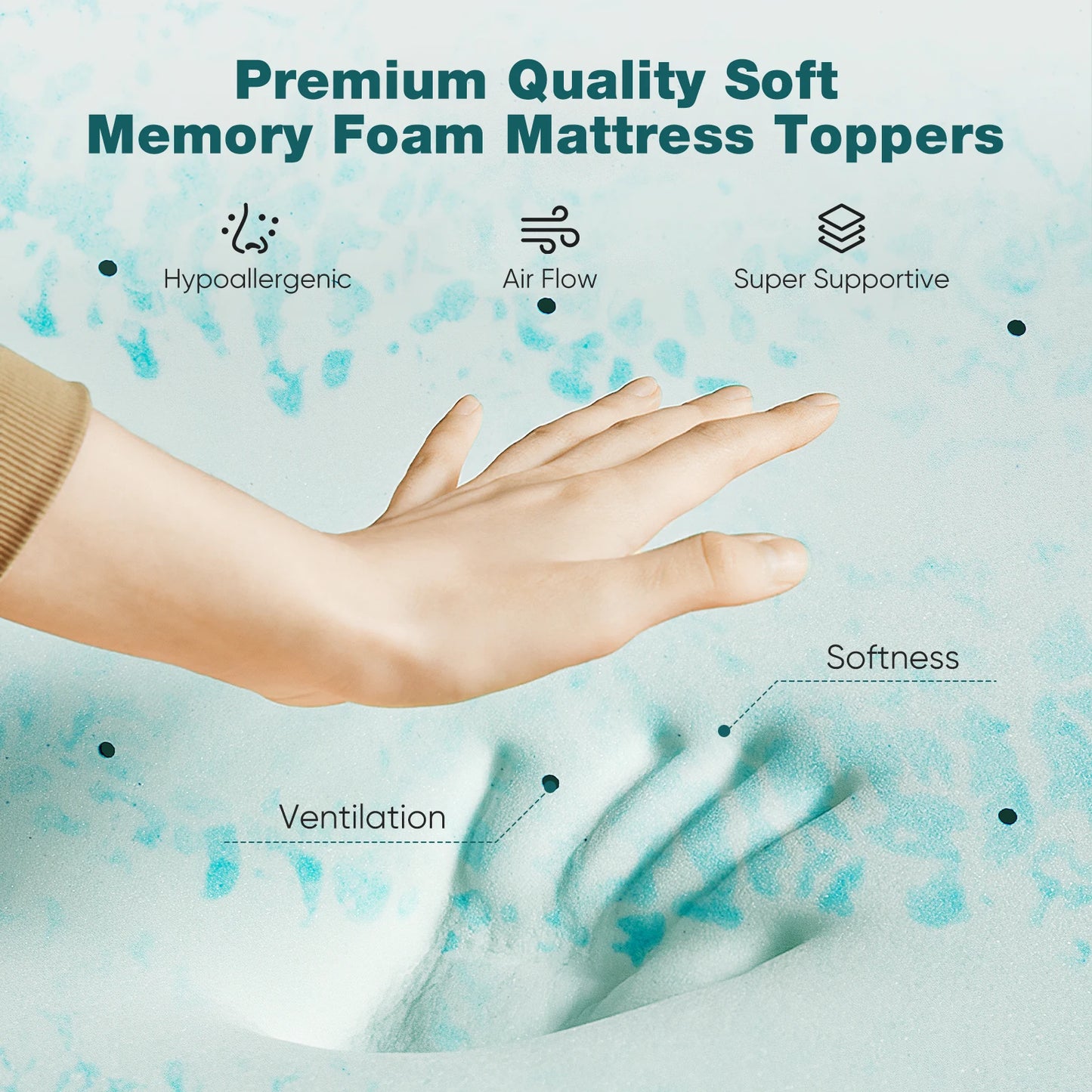 Memory Foam Mattress Topper