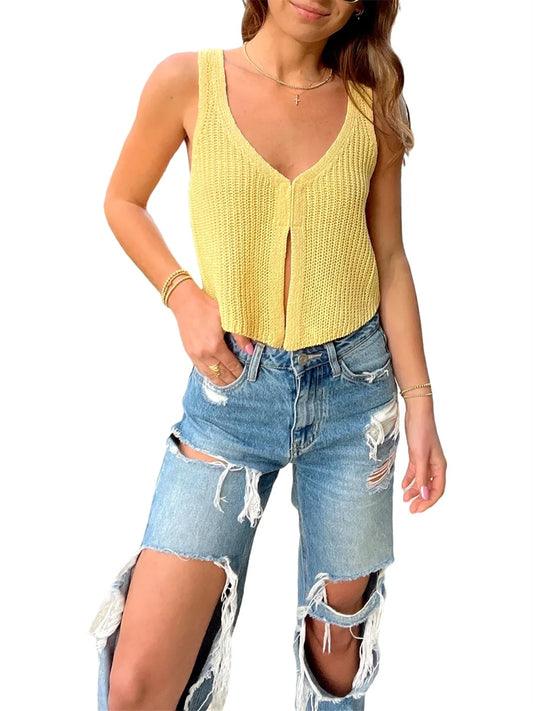 Women Vest Tops Sleeveless
