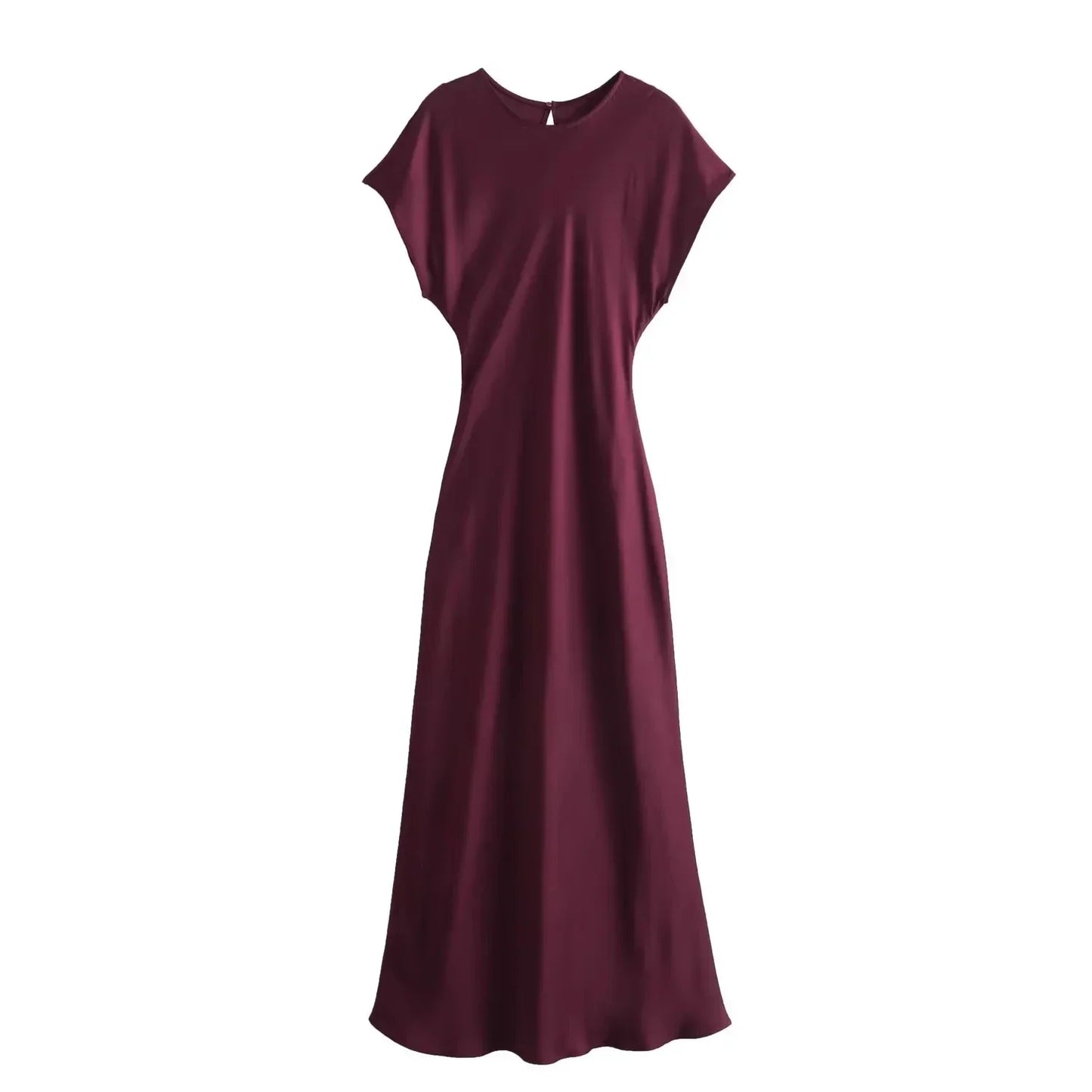 Midi Satin Dress Woman Long Dresses For Women Chic And Elegant Dresses Female Party Dress