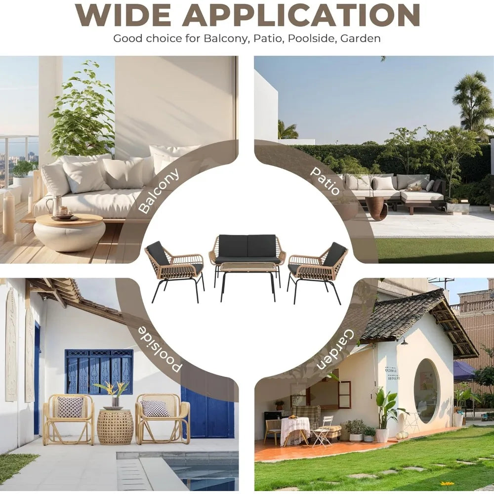Outdoor Patio Furniture Set,