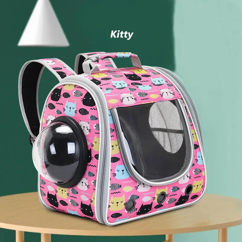 Cat Bag Handrail Shoulder Back