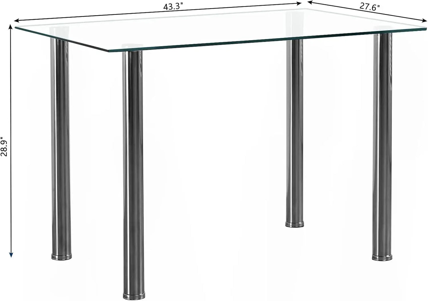 Modern Dining Table Set for 4 5-Piece Kitchen Table Set