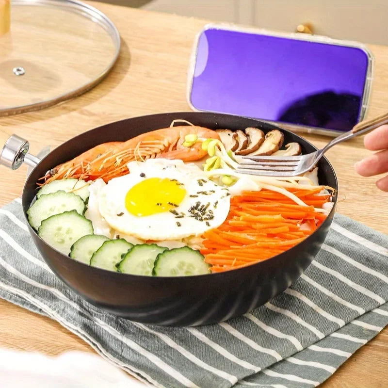 Mini Frying Pan Non-Stick Iron Pan Frypan Pot Saucepan Cooking Omelette Pans Wok For Kitchen Cookware