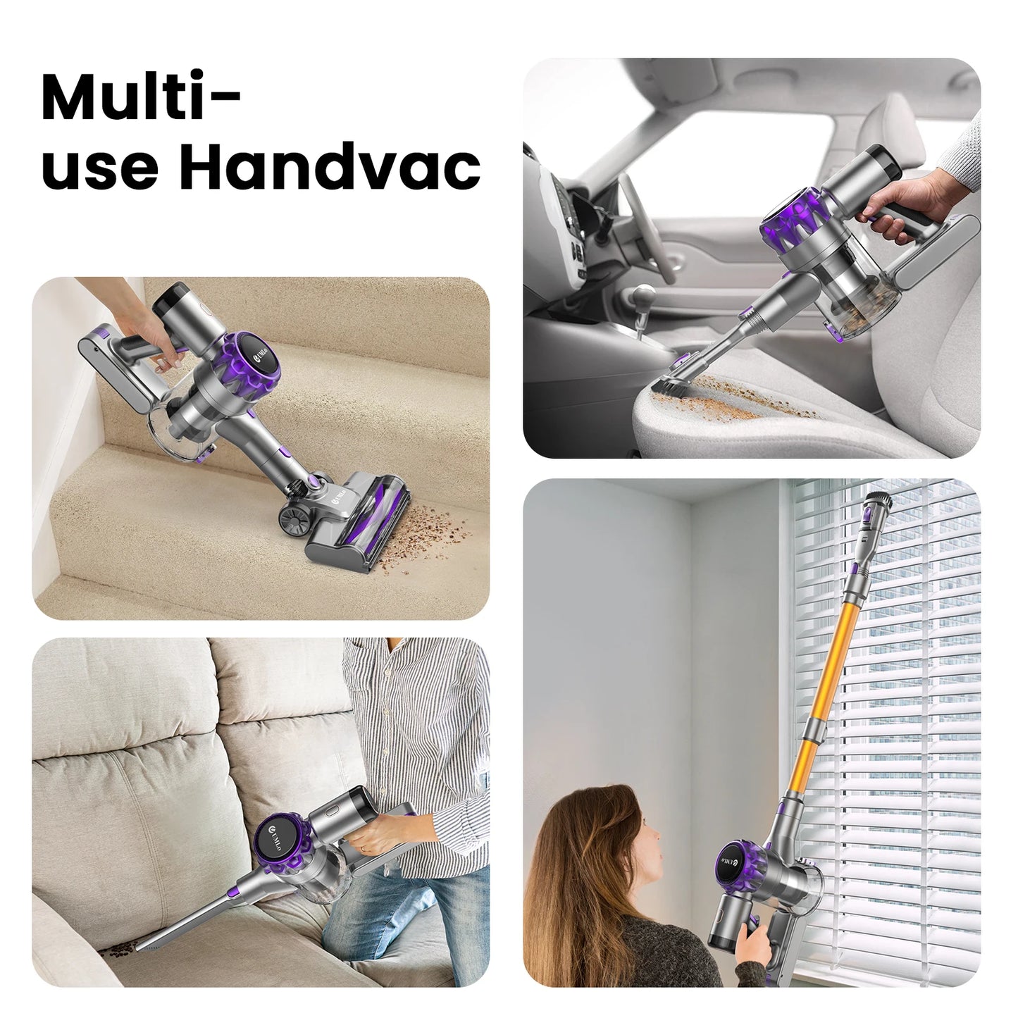 YISORA Cordless Vacuum Cleaner,