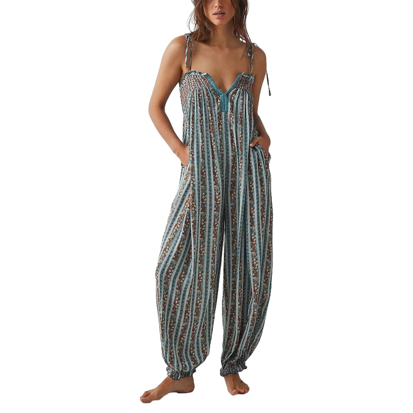 Women Summer Cami Jumpsuits
