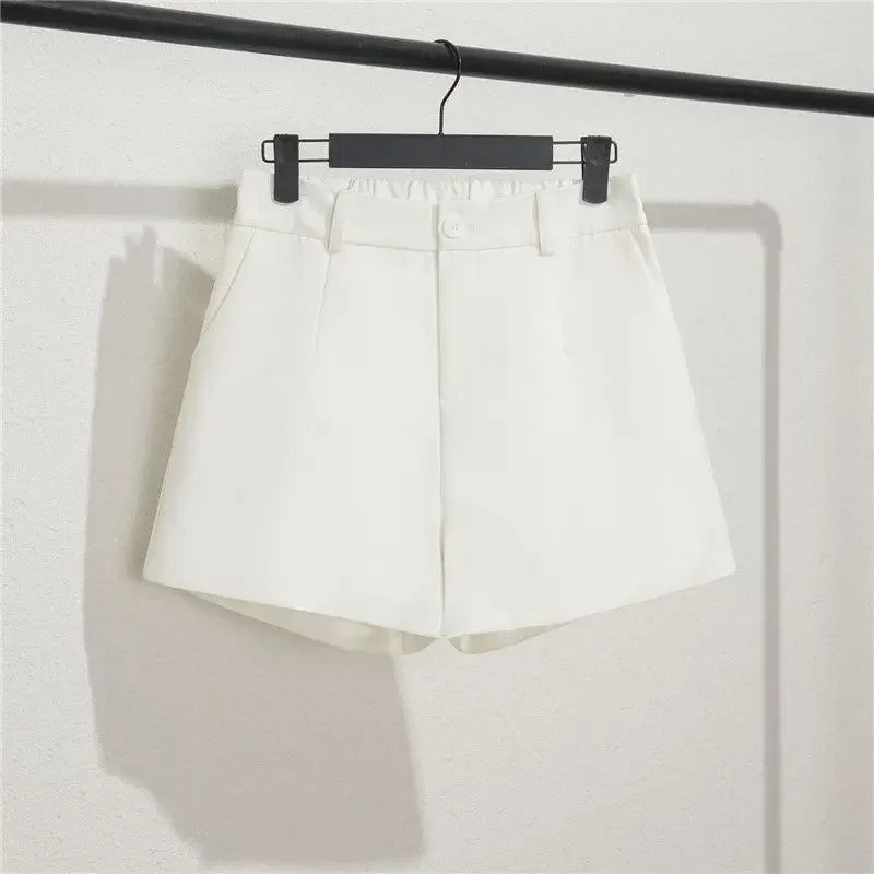 Solid Casual Elegant Trendy OL Office Lady Short Women's Pants