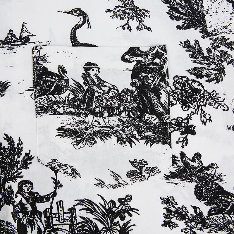 Men s Summer T-Shirt with Retro Print
