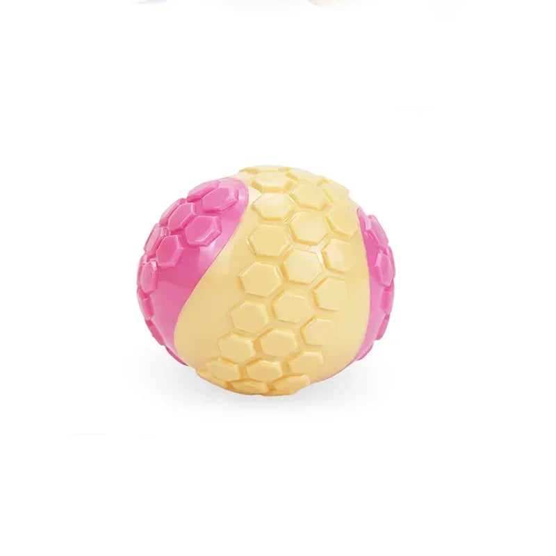 TRP dog ball New bite-resistant plaid interactive toy toy molar toy