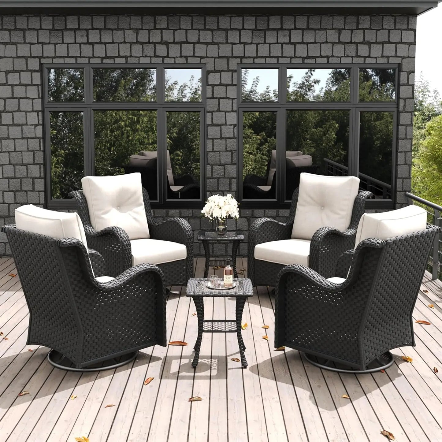 6 Pieces Outdoor Patio Furniture Set,