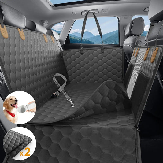 Waterproof Pet Foldable Dog Car Seat  Car Pet Seat Safety Hammock Rear Back Seat Protector