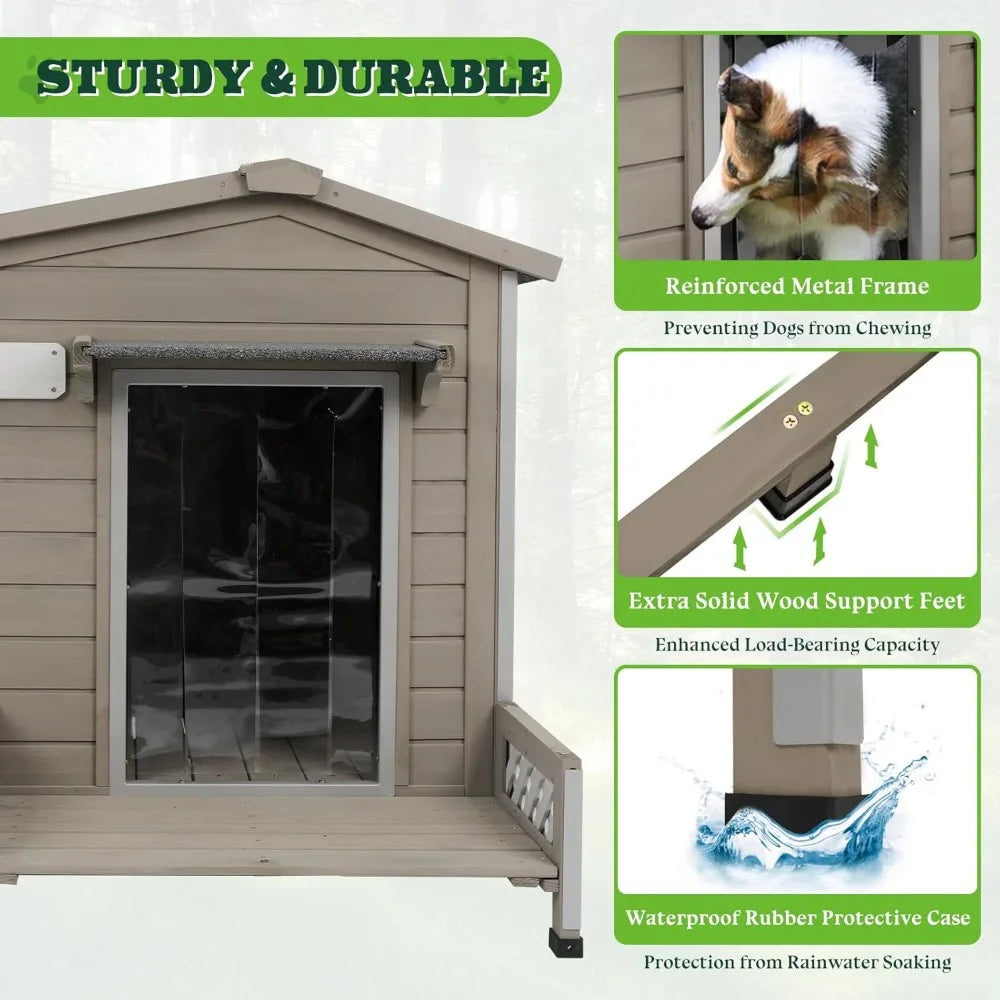 Dog House Weatherproof & Wooden
