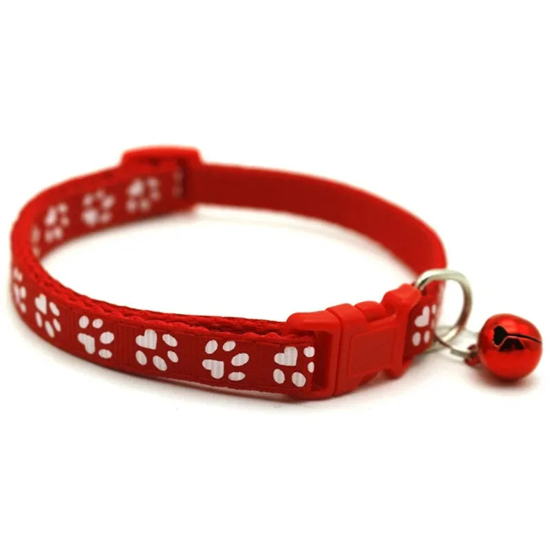 Fashion Rainbow Flower Cat Collar With Bell Kitten Puppy Necklace Adjustable Buckle Lace Kitten Collar Dog Accessories