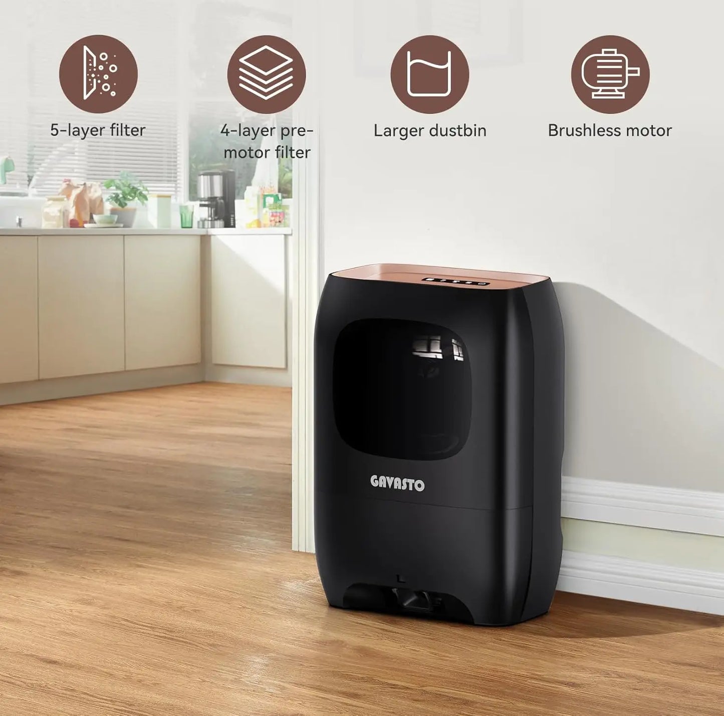 Touchless Vacuum Automatic Dustpan -