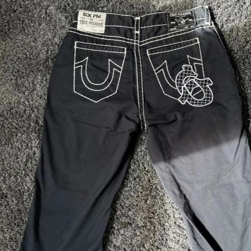 Man Loose Baggy Jeans Hip Hop