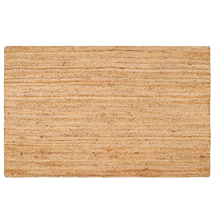 Hand Woven Jute Braided Rug, 3x5 Natural, Reversible Boho Entry Area Rugs for Kitchen, Living Room I Farmhouse Indoor Outdoor