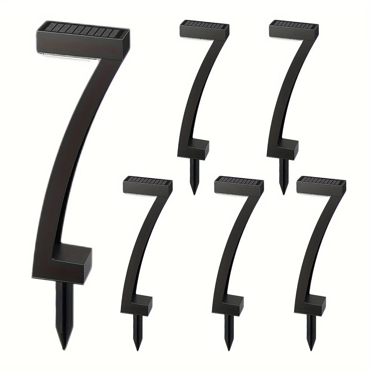 6Pack Bright Solar Outdoor Lights Pathway, 12 Hrs Solar Garden Lights, Auto On/Off