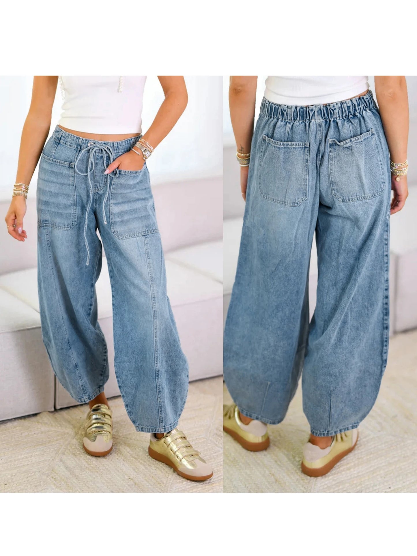 Women s High Waisted Denim Jeans Stretchy