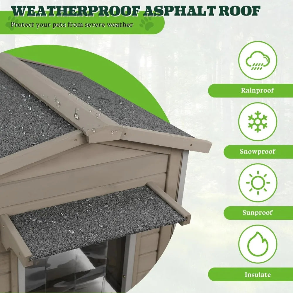 Dog House Weatherproof & Wooden