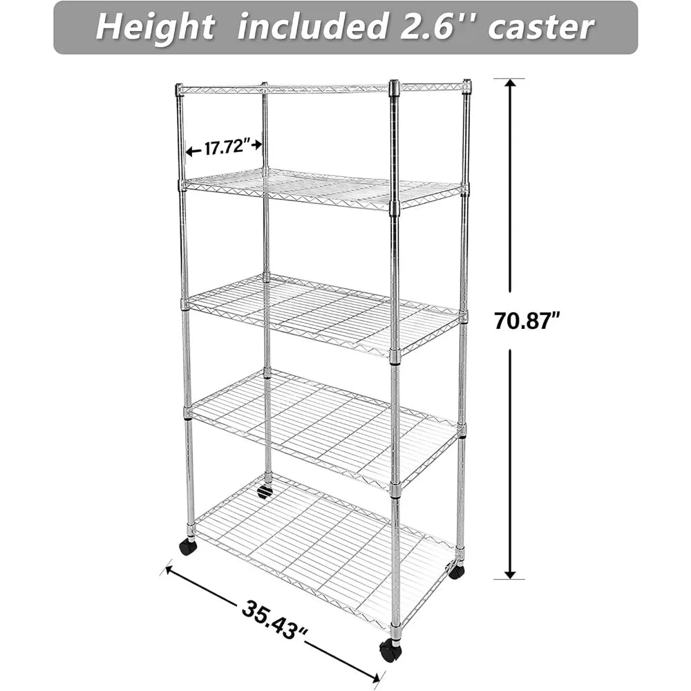 5-Shelf Heavy Duty Storage Shelves,