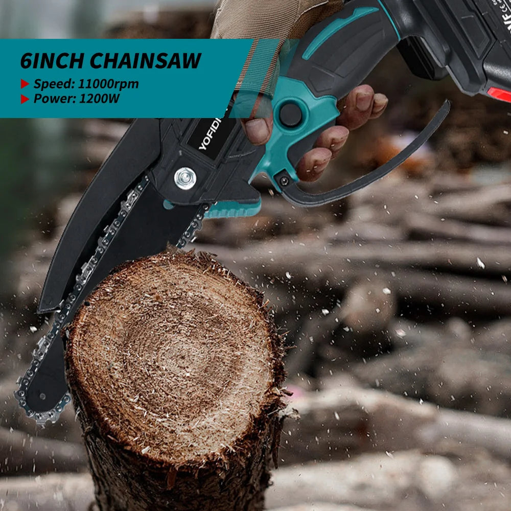 Mini 6 Inch Electric Chainsaw