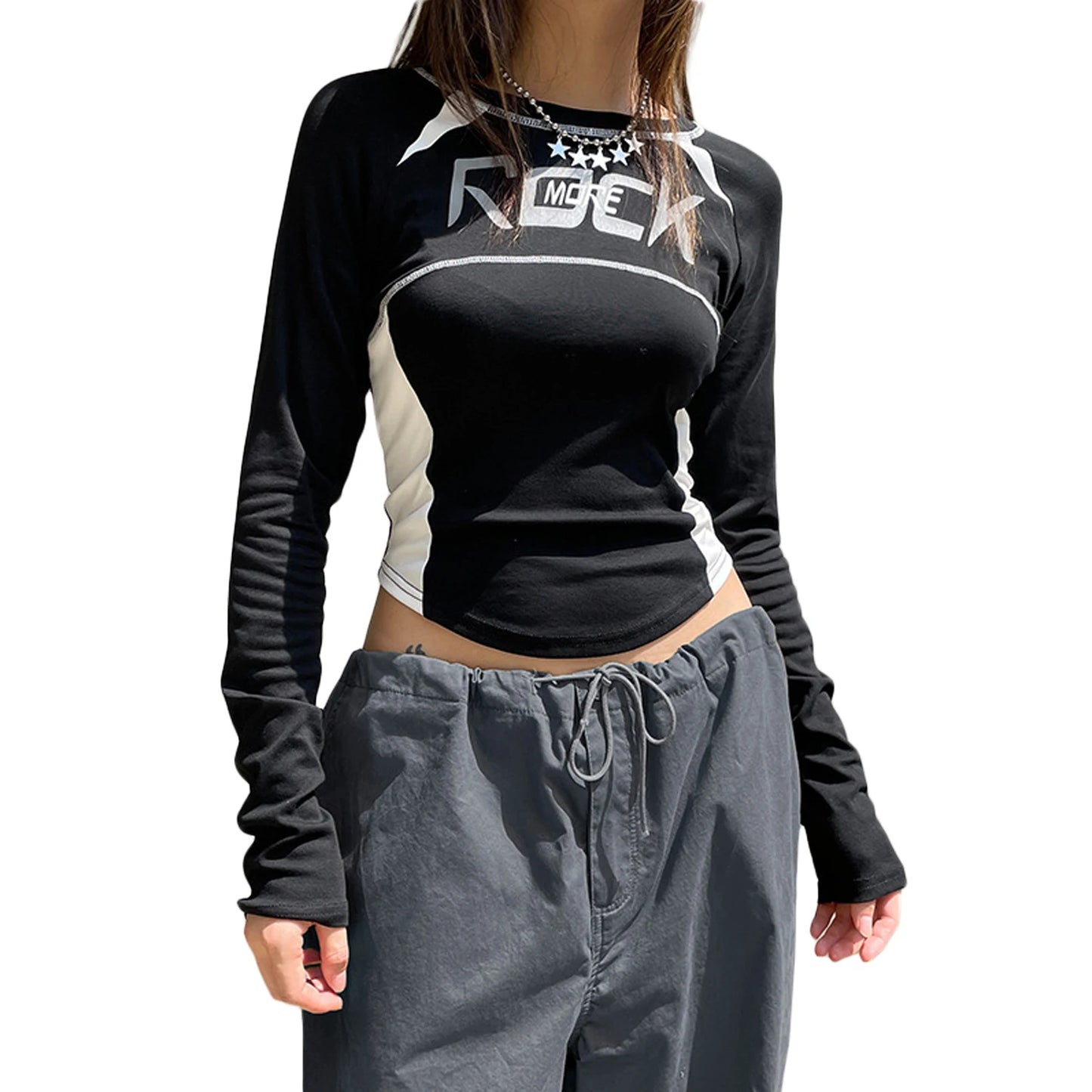 Women s Crew Neck Top Fashion
