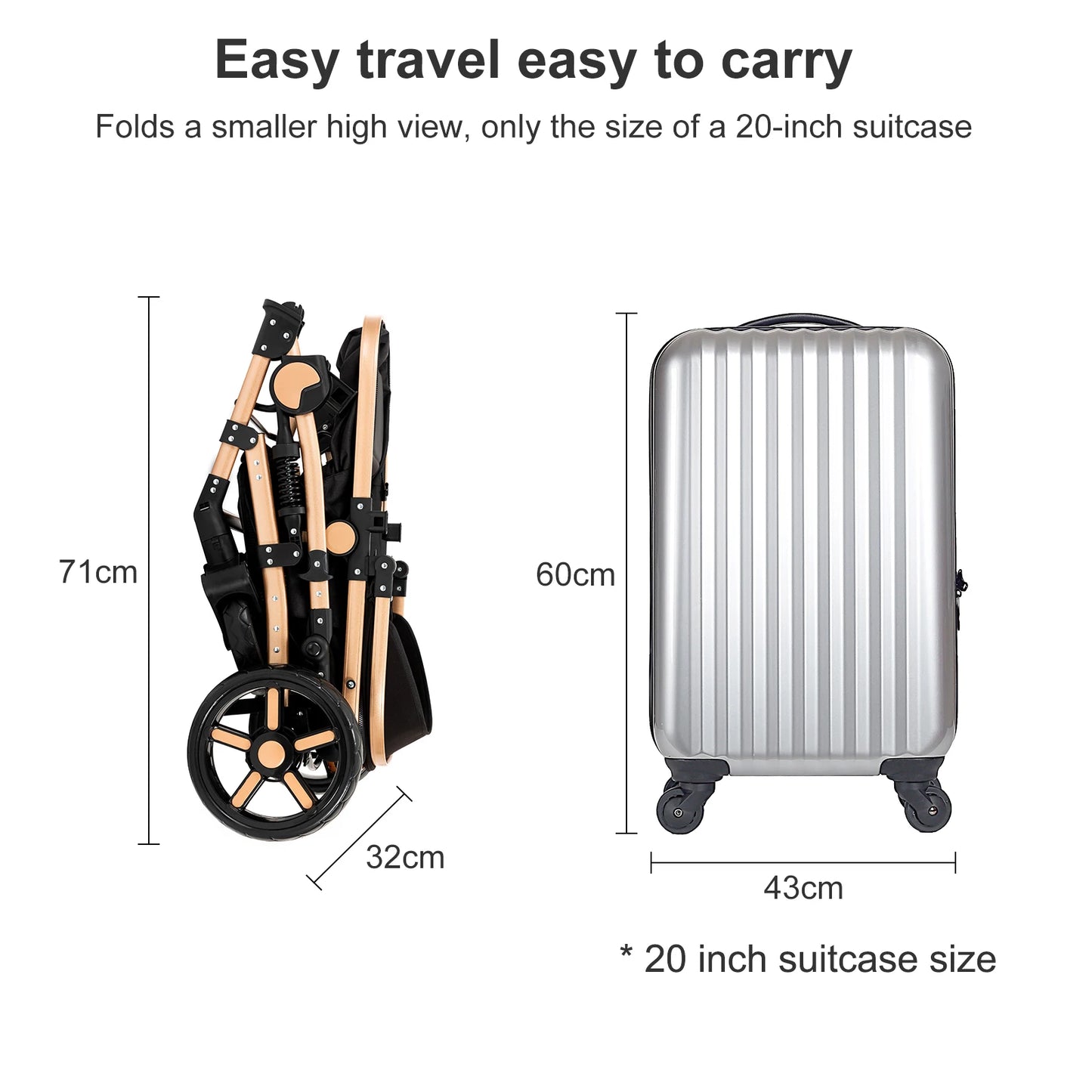 Lightweight Baby Stroller
