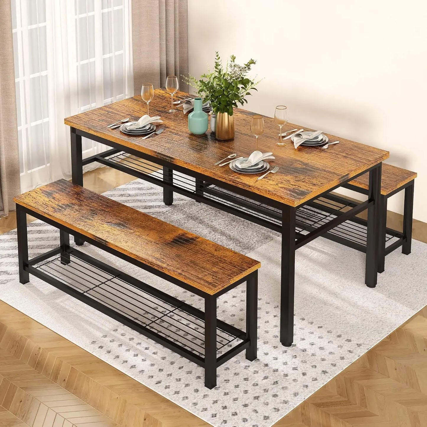 3-Piece Dining Table Set