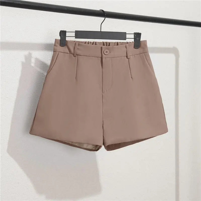 Solid Casual Elegant Trendy OL Office Lady Short Women's Pants